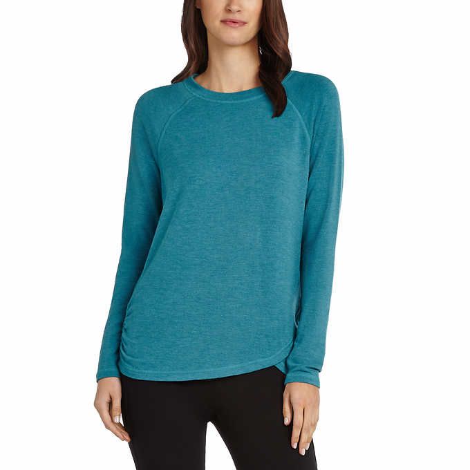 Photo 3 of SIZE XS - Danskin Ladies' Long Sleeve Crossover Top