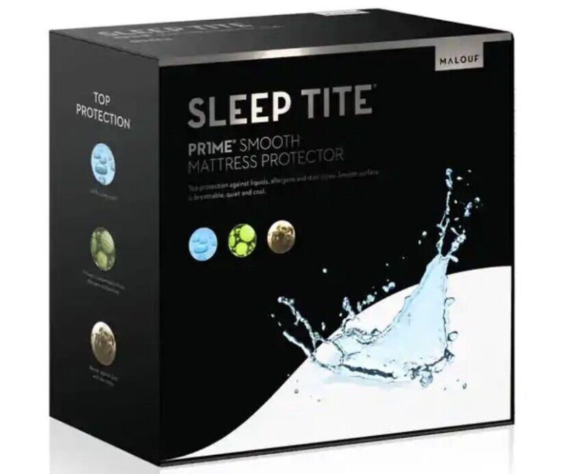 Photo 1 of SIZE KING - Sleep Tite Prime Smooth Lightweight Mattress Protector. Protect your investment with this lightweight mattress protector by Sleep Tite Pr1me. Designed with h2Pro liquid proof membrane this protector allows breathability while still effectively