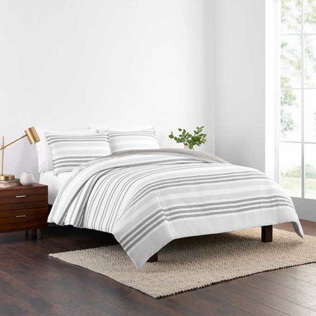 Photo 1 of King Size - Thomasville Relaxed Comforter Set Gray Stripe King