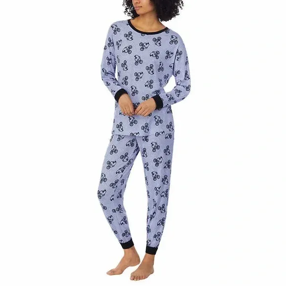 Photo 1 of SIZE MEDIUM - Disney Mickey Mouse Womens’ Hacci 2 Piece Lounge / PJ Set