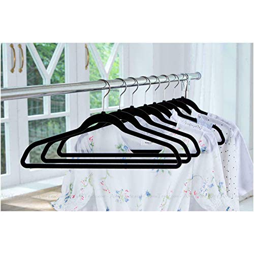 Photo 1 of 25 Velvet Flocked Hangers.  Broad structure: Features a strong structure perfect for also hanging heavier items of clothing.  Wardrobe essentials: Great addition to your wardrobe space.