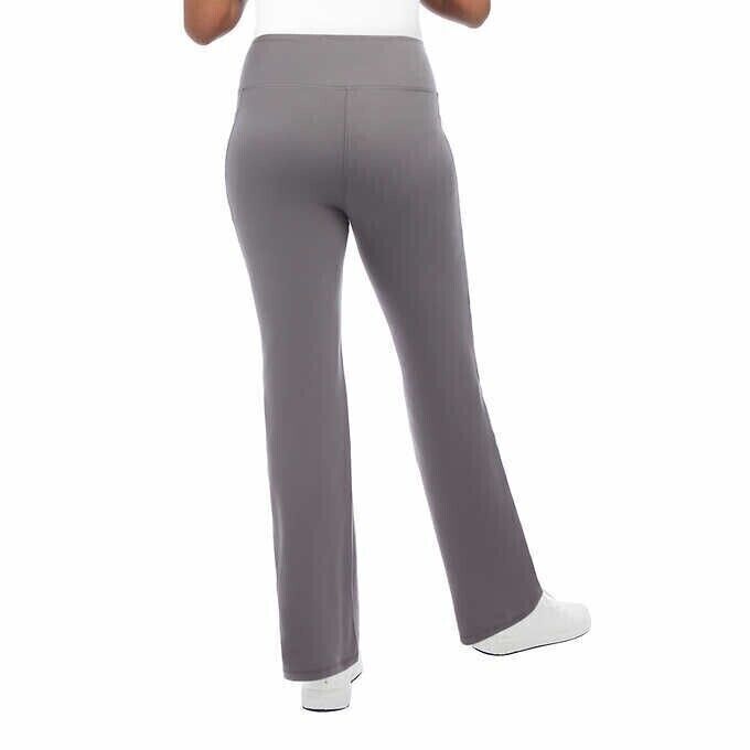 Photo 3 of SIZE M - Jockey Womens Cross Waist Yoga Pants Athleticwear Gray