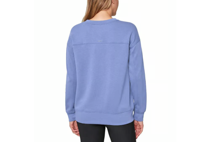 Photo 3 of SIZE M - Mondetta Ladies' Scuba Long Sleeve Crewneck