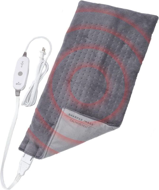 Photo 2 of Sharper Image Calming Heat Massaging Weighted Heat Pad 27 COMBINATIONS 12X24
