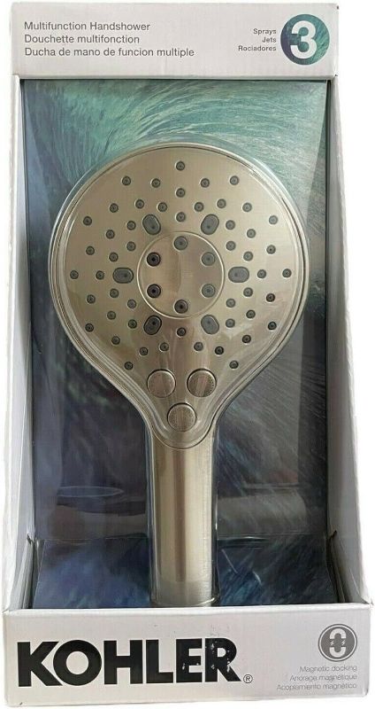 Photo 1 of Kohler Prosecco Multifunction Handheld Shower Head 3 Settings