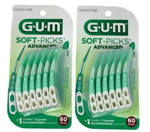 Photo 1 of Gum Soft-Picks Advanced Mint, Dental Care Floss, 120 Picks