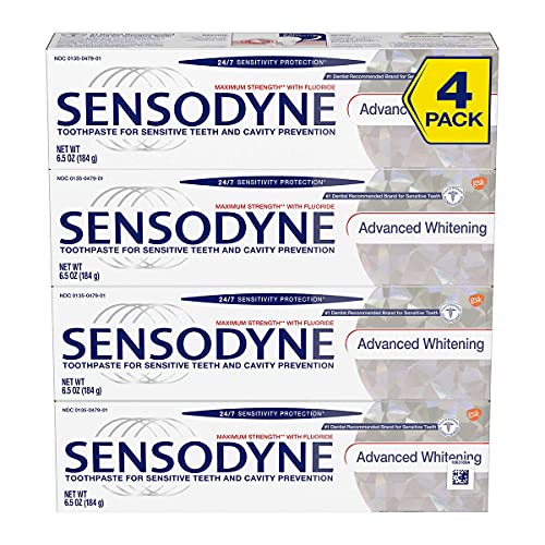 Photo 1 of Sensodyne Advanced Whitening Toothpaste 6.5 Ounce (4 Count)