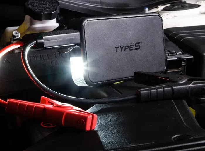 Photo 5 of Type S 12V 6.0L Jump Starter Power Bank with Dual USB Charging and 8,000 GRAY. A Must-Have Item for Every Vehicle - Avoid being stuck on the road by having a reliable and powerful car battery jump starter with the TYPE S 12V 6.0L Jump Starter Qi Wireless 