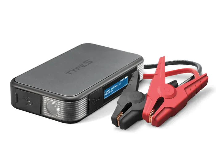 Photo 6 of Type S 12V 6.0L Jump Starter Power Bank with Dual USB Charging and 8,000 GRAY. A Must-Have Item for Every Vehicle - Avoid being stuck on the road by having a reliable and powerful car battery jump starter with the TYPE S 12V 6.0L Jump Starter Qi Wireless 
