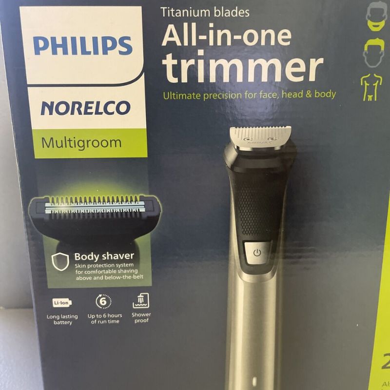 Photo 2 of Philips Norelco Multigroom - All In One Trimmer - Titanium Blades + 18 Tools