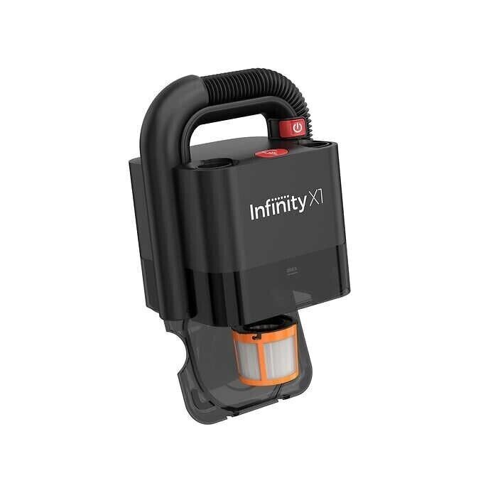 Photo 8 of Infinity X1 IX110 Portable Vacuum Cleaner Power Vac Cordless 20V. With 20V of Suction Power, Infinity X1’s Cordless Car Vacuum is perfect for tough cleanups around the home, office and car. Perfect for suctioning dust and debris from seats, carpets and da