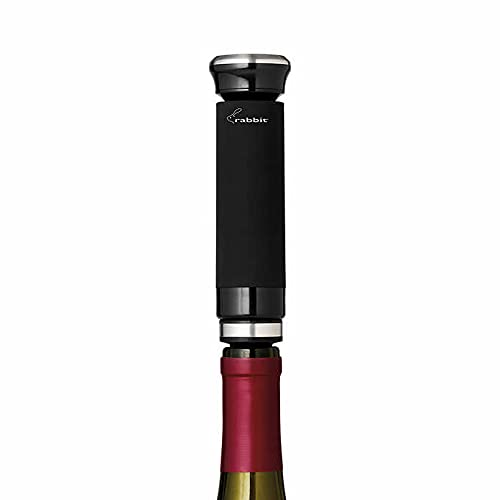 Photo 4 of Rabbit 8 Piece Electric Wine Set. Designed for a complete wine experience the Rabbit 8-Piece Electric Wine Set makes it easy to open serve and preserve your wine. Stored on top of the electric corkscrew the foil cutter easily removes foil from the wine bo