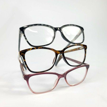 Photo 1 of Design Optic by Foster Grant Fashion Reading Glasses +1.75 3 Ct