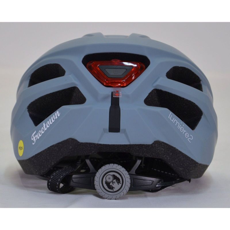 Photo 4 of Freetown Lumiere 2 Mips Bike Helmet CPSC Certified w/ LED Light - Grey. Youth /Adults bike helmet +MIPS. 14+