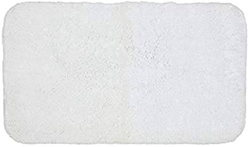 Photo 1 of Mohawk Home Machine Washable Pure Perfection Bath Rug, White 24 x 36