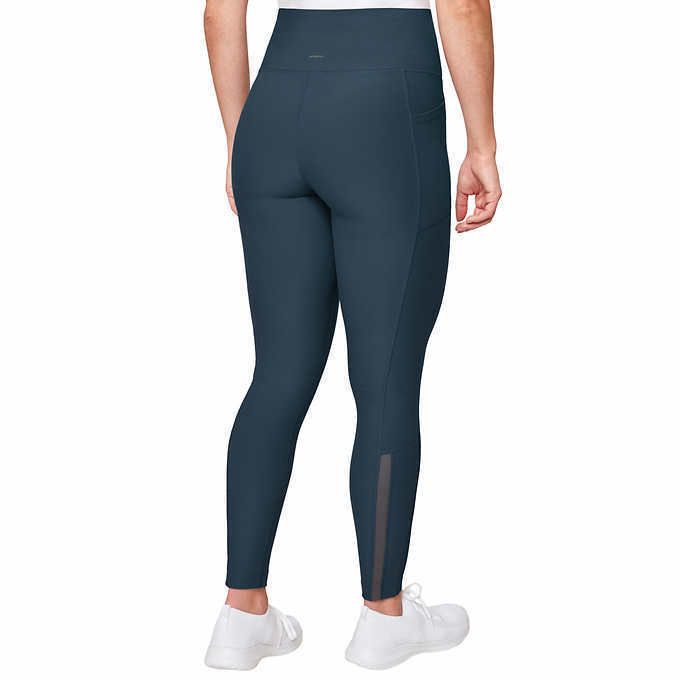 Photo 2 of SIZE M - Mondetta Womens High Waist Active Legging Mesh Details Side Pockets