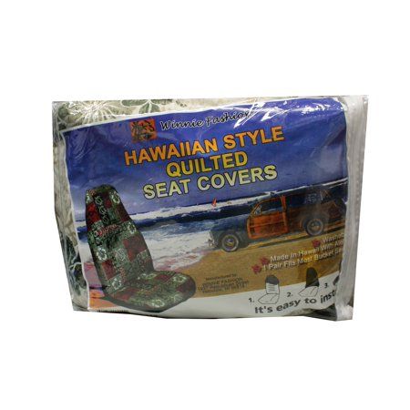 Photo 1 of Winnie Fashion Hawaiian Style Quilted Seat Covers 2 Pack