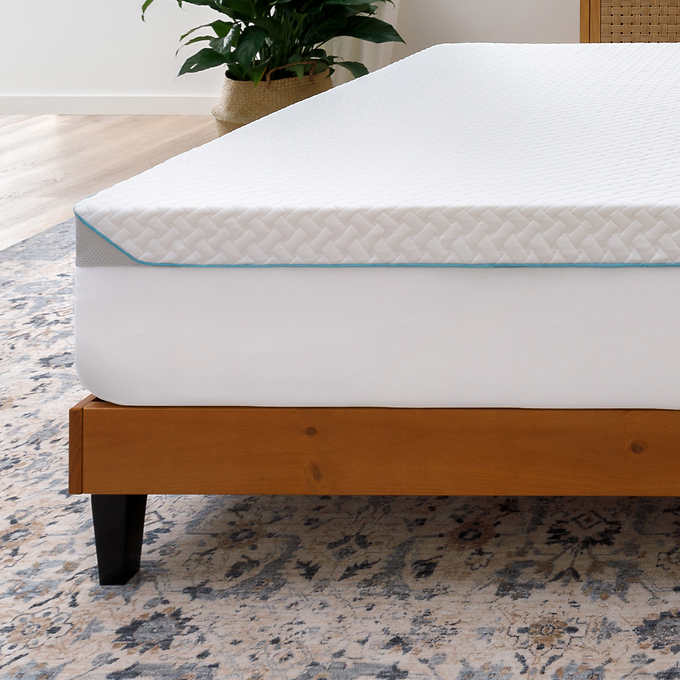 Photo 2 of SIZE QUEEN - Serenity by Tempur-Pedic 3 Inch Mattress Topper. Features: 3 Inches of Tempur Material for Personalized Support. Designed to Deliver Deep, Undisturbed Sleep. Provides Pressure Relief and Reduces Sleep Disturbances. Breathable Performance Cove