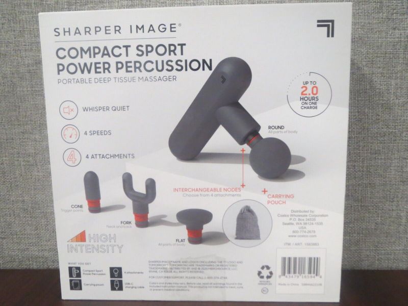 Photo 3 of Sharper Image Compact Sport Power Percussion Portable Deep Tissue Massager