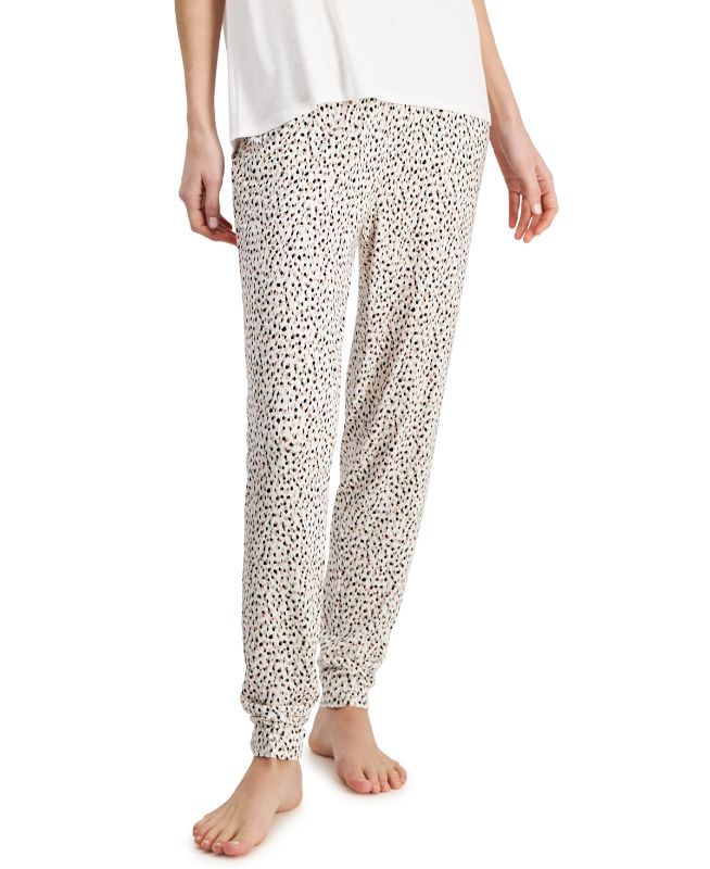 Photo 1 of SIZE L - Alfani Printed Essential Jogger Pants, Created for Macy's - Multi Dots