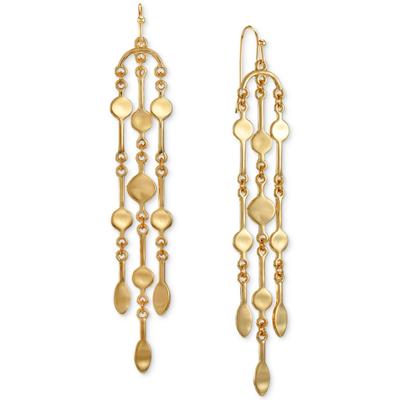 Photo 1 of Style & Co Gold-Tone Bar & Disc Statement Earrings, Created for Macy's - Gold