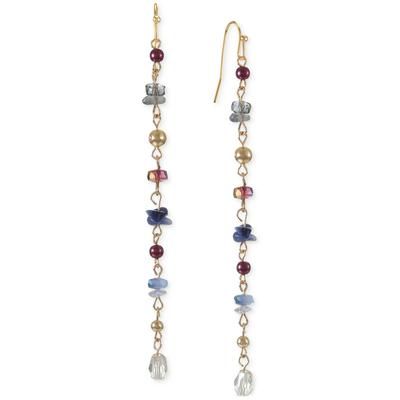 Photo 1 of Style & Co Mixed Bead Linear Drop Earrings, Created for Macy's - Multi