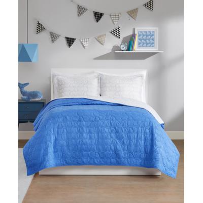 Photo 1 of Urban Dreams Shark Quilt Set (2-3Pc.) Reversible Set Twin. Twin set Includes: twin quilt (68" x 88") and one standard sham (20" x 26"). 
Can be used as a layering piece under your favorite comforter or on its own as a great lightweight quilt
Quilted groun