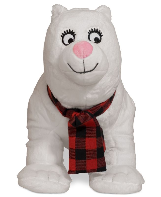 Photo 1 of Polar Bear Plush Stuffed Animal, Created for Macy's