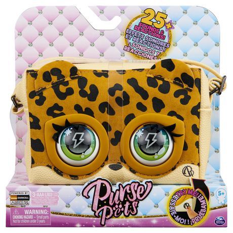 Photo 1 of Purse Pets, Leoluxe Leopard Interactive Purse Pet with Over 25 Sounds and Reactions, Kids Toys for Girls Ages 5 and up