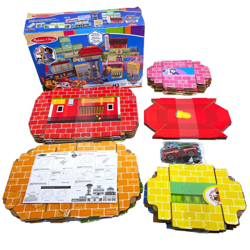 Photo 3 of Melissa & Doug PAW Patrol Jumbo Cardboard Blocks (41 Pieces) No Size Multi