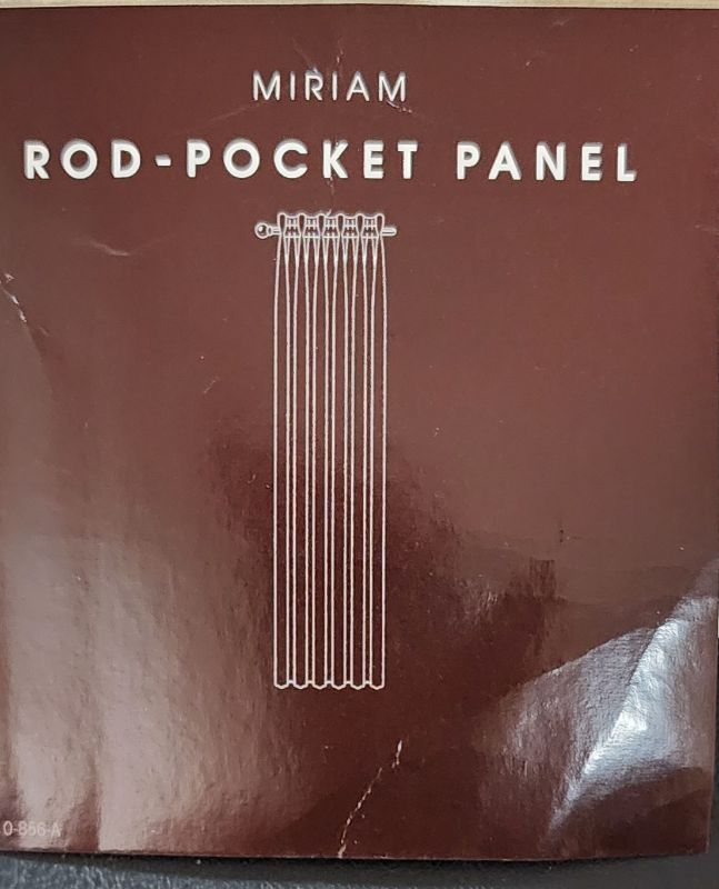 Photo 1 of ROD POCKET PANEL 84"L TAN