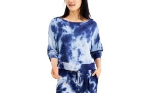 Photo 1 of SIZE S Jenni Women's Tie-Dyed Loungewear TOP ONLY