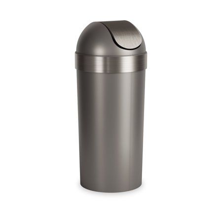 Photo 1 of Umbra Venti Swing-Top 16.5-Gallon Kitchen Trash Large, 35-inch Tall Garbage Can & Vent