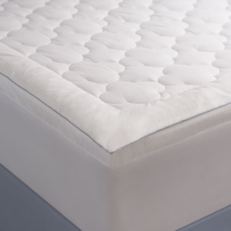 Photo 1 of Cool Sleep White Mattress Pad by Cozy Classics Size: Queen