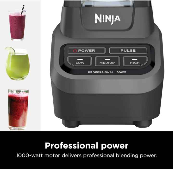 Photo 2 of NINJA PROFESSIONAL 1000W BLENDER 9 CUPS/ 72 OZ CAPPACITY