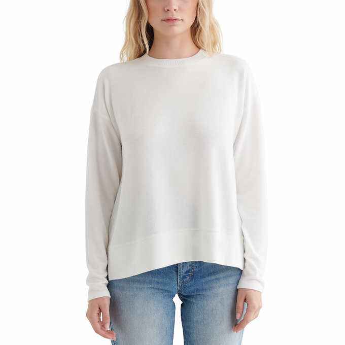 Photo 1 of Size M Lucky Brand Ladies' Cozy Crewneck Cream