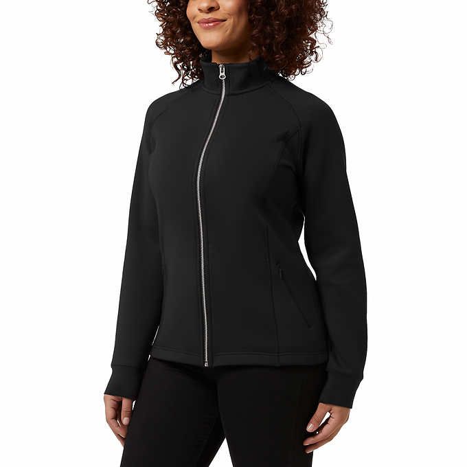 Photo 1 of SIZE M/  32 Degrees Ladies' Active Full Zip Jacket Black 