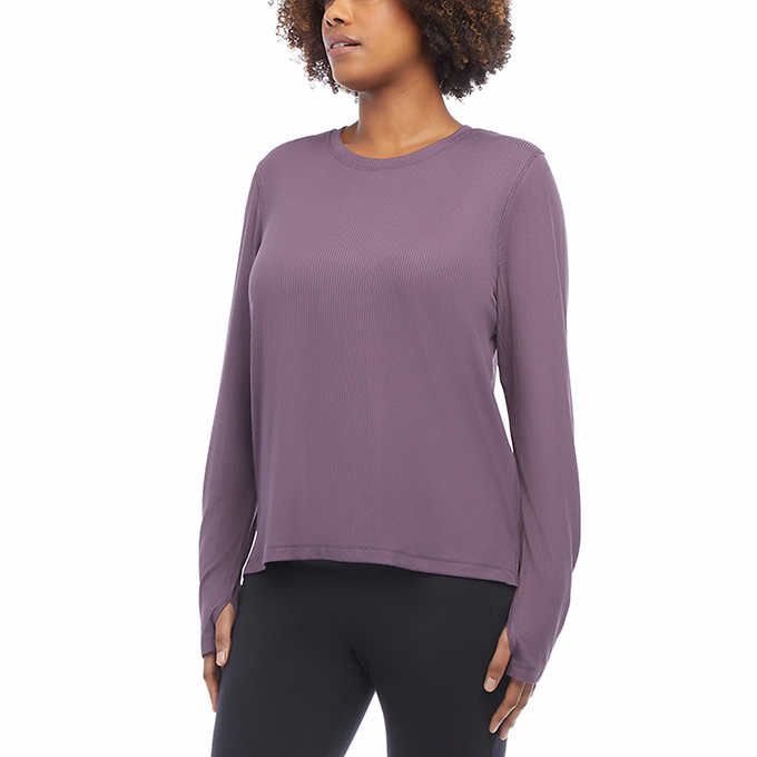Photo 1 of SIZE M Danskin Ladies' Ribbed Long Sleeve Active Top