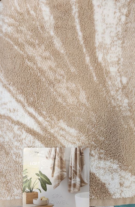 Photo 1 of SPA BATH TOWEL  COTTON 30X58 TAN