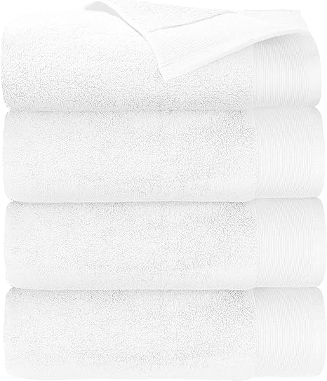 Photo 1 of Hospitality Bath Towel 4-pack White 30x54