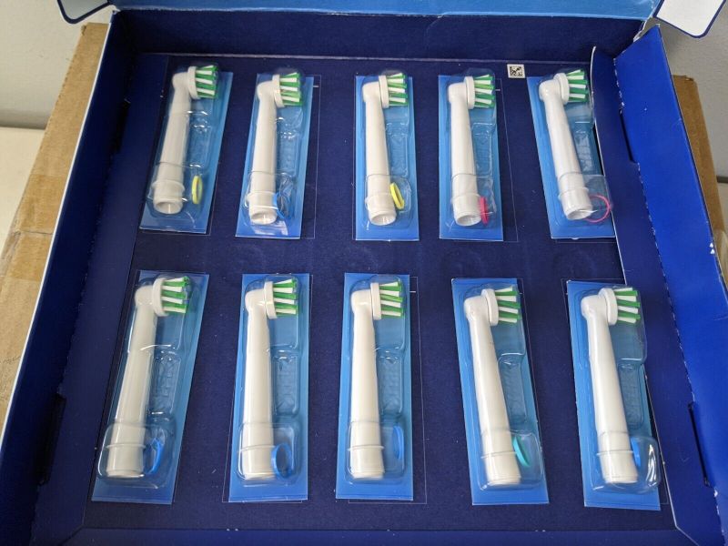 Photo 1 of Oral-B Cross Action X - Replacement Brush Heads- 10 Count