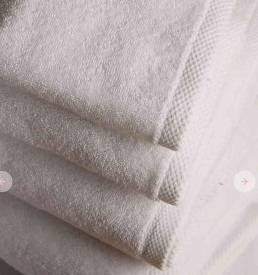 Photo 1 of 6 PC WHITE COTTON HAND TOWELS