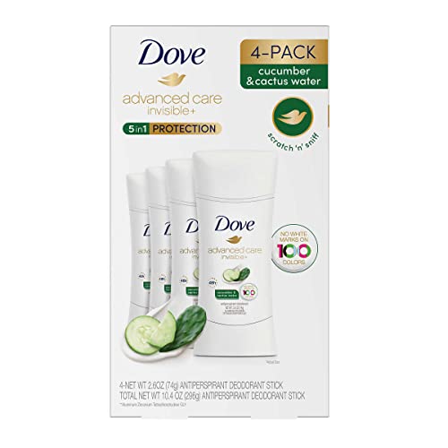 Photo 1 of Dove Advanced Care Invisible+ Antiperspirant Deodorant 2.6 Ounce (Pack of 4)