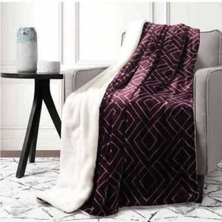 Photo 1 of The Ultimate Luxurious Faux Fur Throw Blanket Reversible to Plush 60" x 70" 