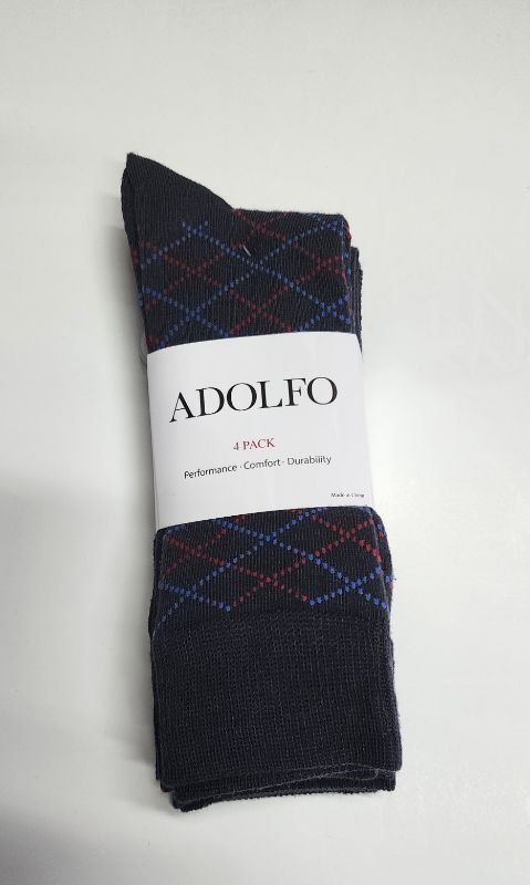 Photo 1 of Adolfo 4 pack men's dress socks 