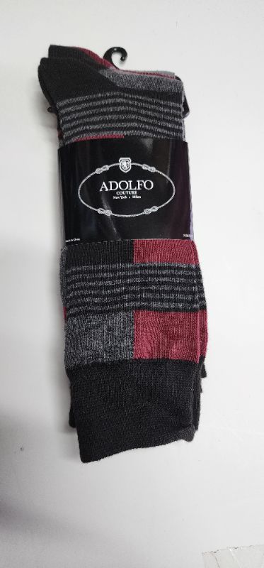 Photo 1 of Adolfo 3 pack men's socks