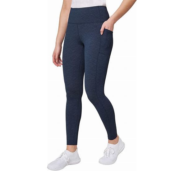 Photo 1 of SIZE L Mondetta Women's Midweight High Waisted Garment Wash Leggings