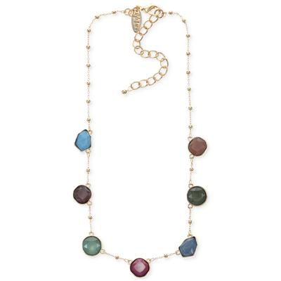 Photo 1 of Style & Co Mixed Color Stone Statement Necklace, 16 + 3 Extender,