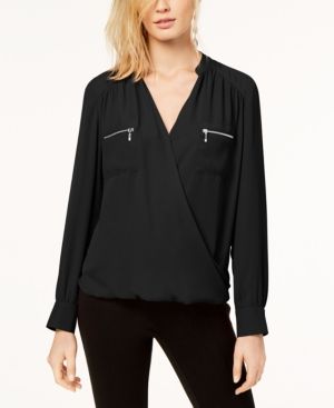 Photo 1 of PETITE MEDIUM BLACK  Utility Blouse,