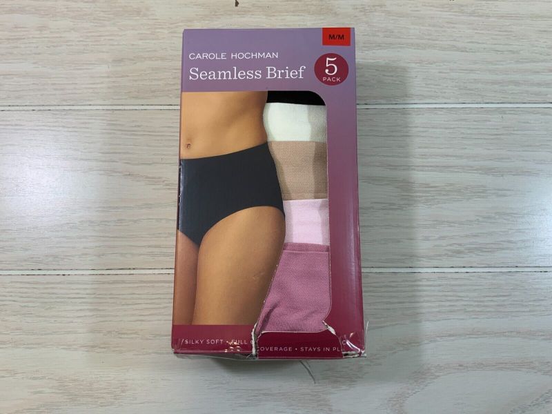 Photo 1 of SIZE XL Carole Hochman Midnight Ladies Seamless Brief 5 PACK 